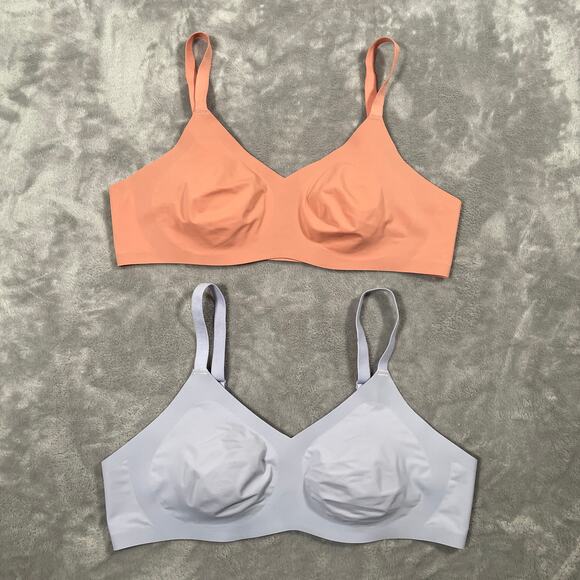 Knix Bra Set of 2 Size 3 Wirefree Padded Comfort Adjustable Convertible - Picture 2 of 10
